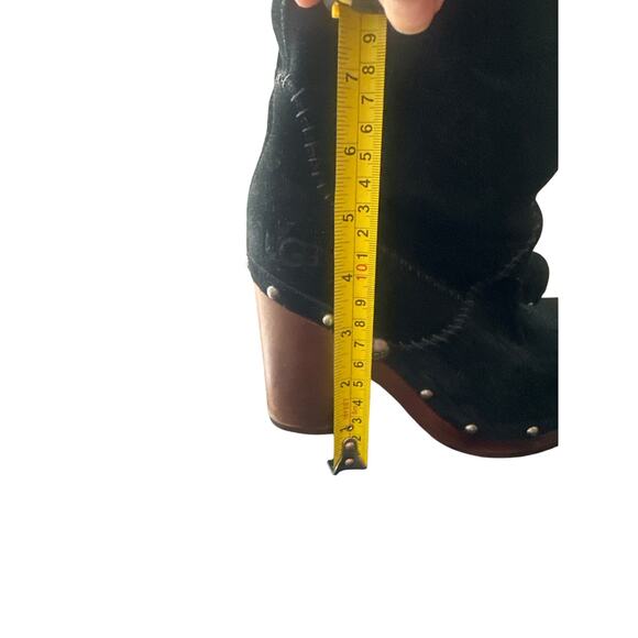 UGG Australia Lillian tall suede clog boots 6 N - Picture 4 of 6